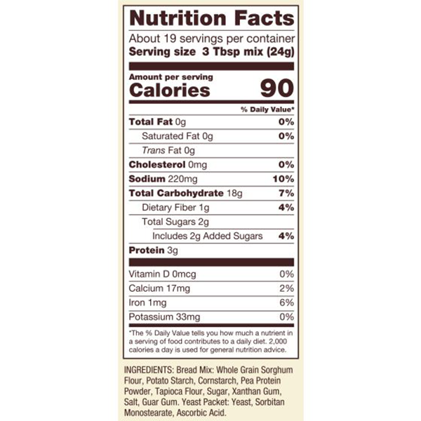 Bob's Red Mill Gluten Free Homemade Wonderful Bread (454g)