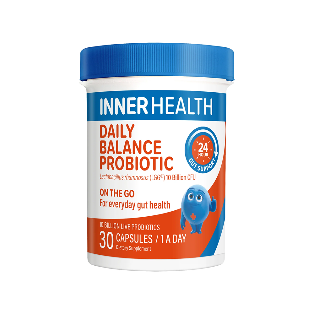 Inner Health Digestive Defence Probiotic อาหารเสริมป้องกันระบบย่อยอาหาร (60 แคปซูล)