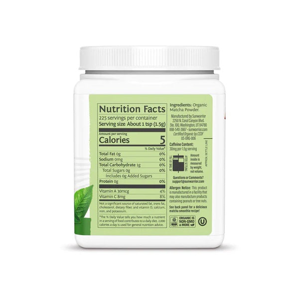 Sunwarrior Organic Matcha Powder (300g)