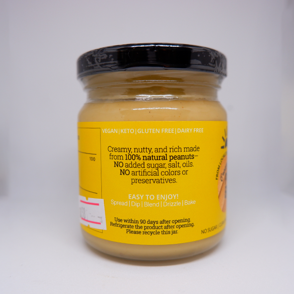 Sunshine Market Stone-Ground Creamy Peanut Butter (200g)