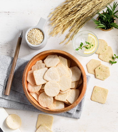 BiBoon Organic Rice Bites - Sour Cream & Chives - Baked Jasmine Rice (70g)