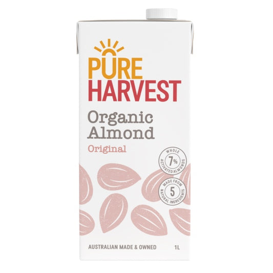 นมอัลมอนด์ออร์แกนิค PureHarvest - สูตรออริจินัล (1L)