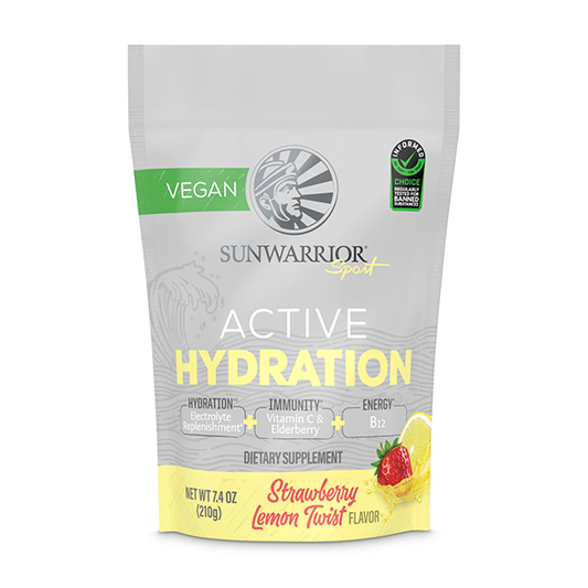 Sunwarrior Active Hydration - Strawberry Lemon Twist (210g)