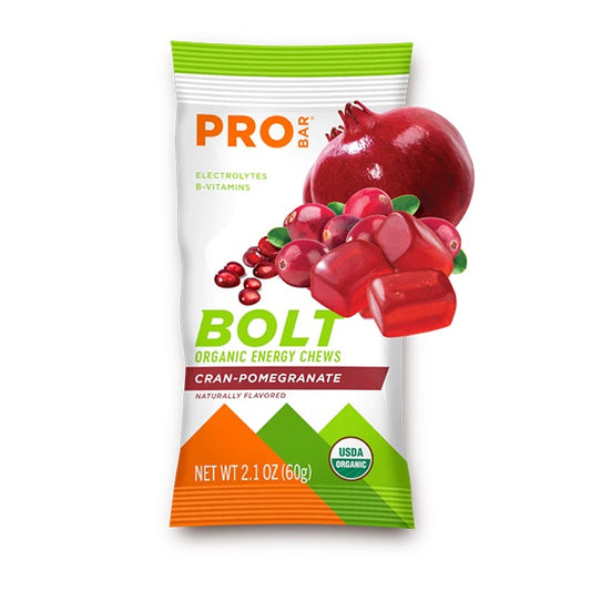 ProBar Bolt Organic Energy Chews - Cran-Pomegranate Flavor (60g)