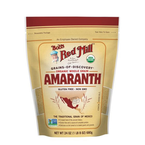 Bob's Red Mill Organic Gluten Free Amaranth Grain (680g)