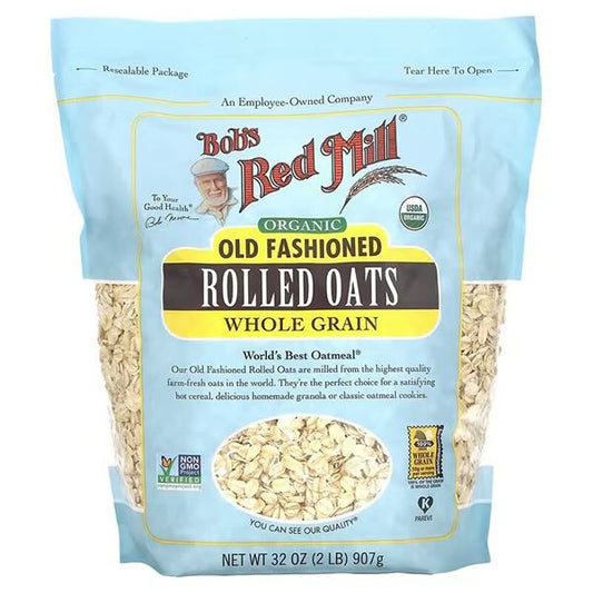 Bob's Red Mill Organic Old Fashioned Rolled Oats (907g)