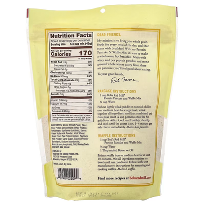 Bob's Red Mill Protein Pancake And Waffle Mix (397g)
