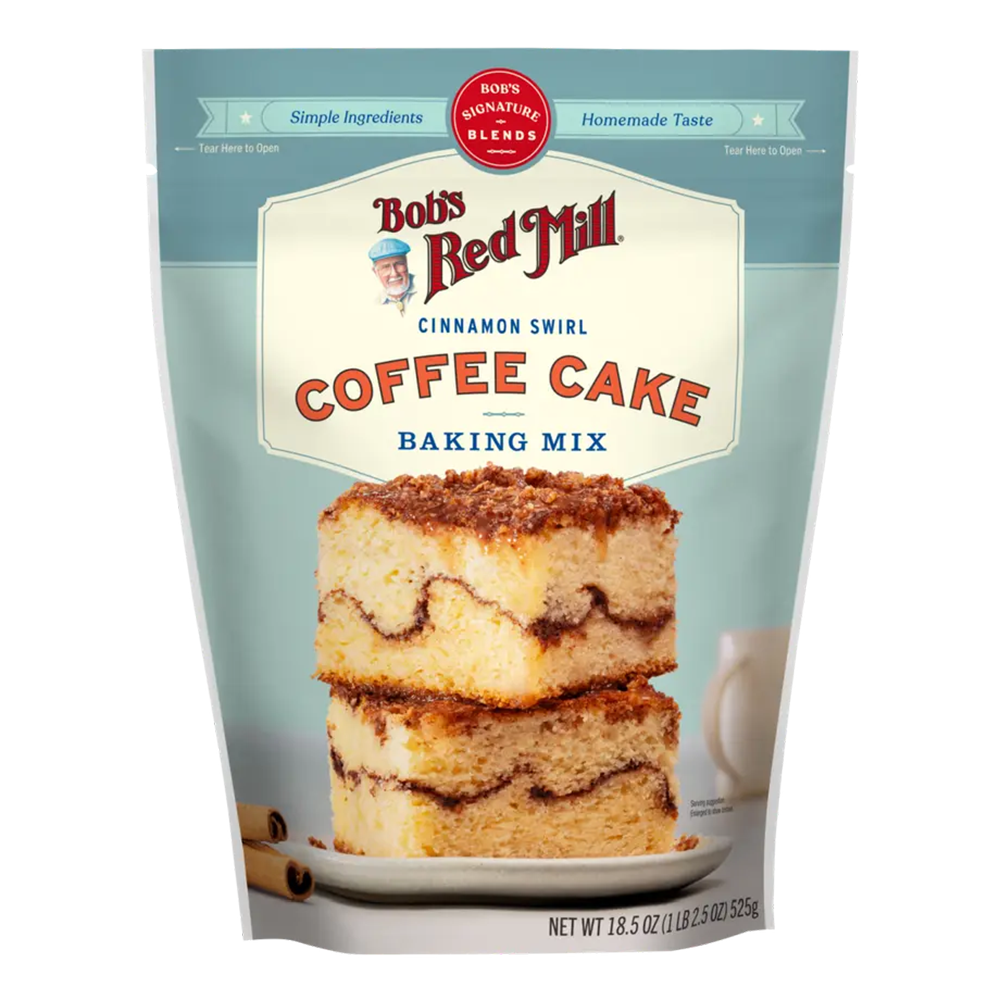Bob's Red Mill Cinnamon Swirl Coffee Cake Mix (525g)