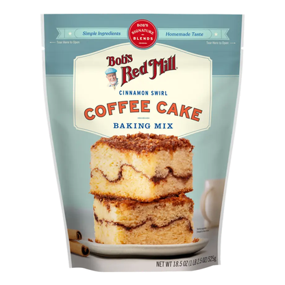 Bob's Red Mill Cinnamon Swirl Coffee Cake Mix (525g)