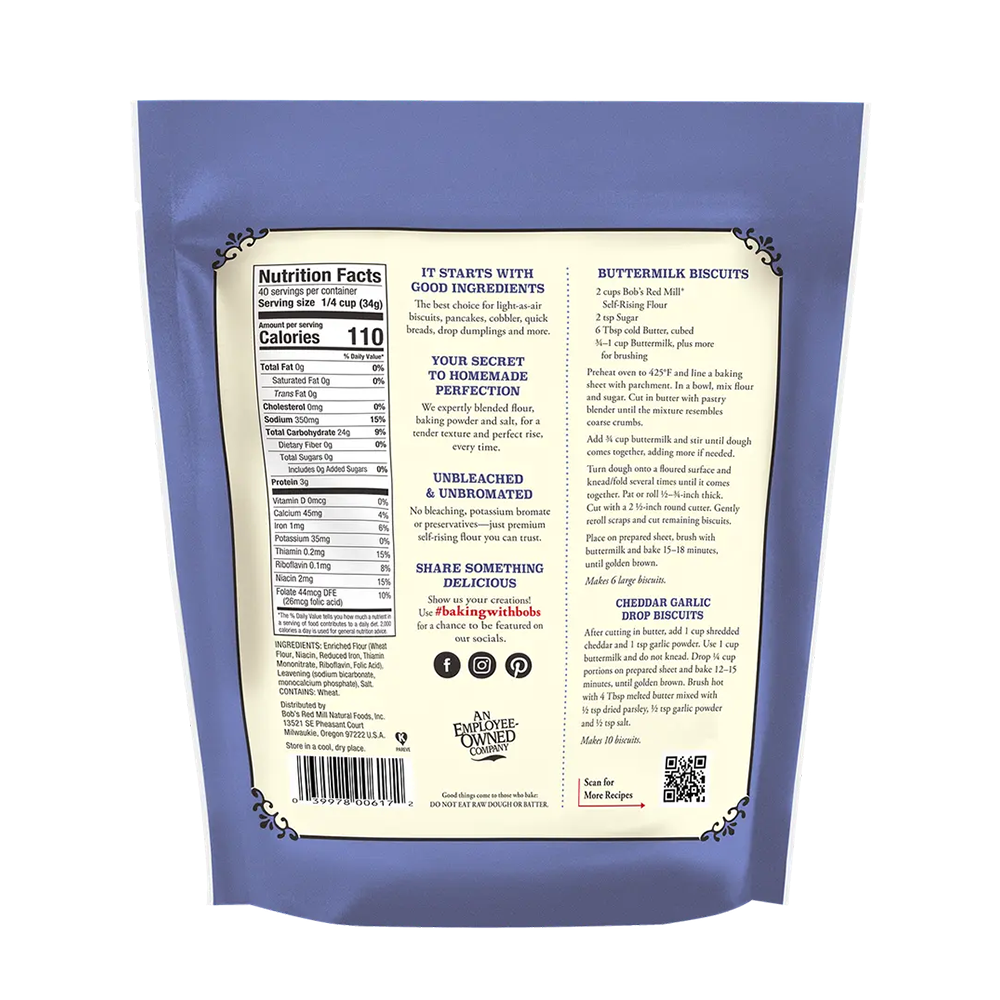 Bob's Red Mill Self-Rising Flour (1.36kg)