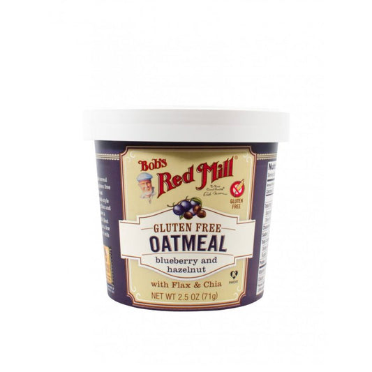 Bob's Red Mill Gluten Free Oatmeal Cup Blueberry And Hazelnut (67g)