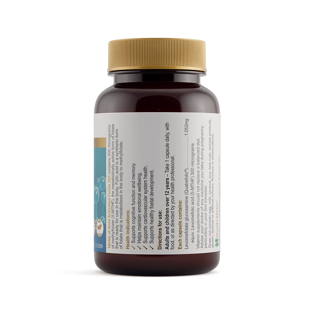 Herbsofgold - Activated Folate 500 (60 capsules)