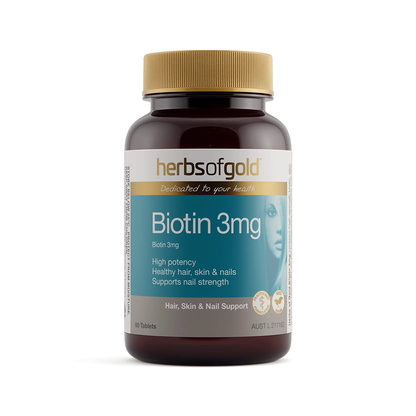 Herbsofgold - Biotin 3mg (60 tablets)