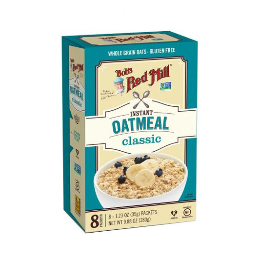 Bob's Red Mill Gluten Free Classic Instant Oatmeal Sachets (8 Packets)