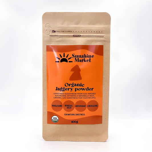 .Sunshine Market Organic Jaggery Powder (100g)
