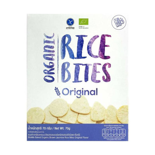 Bio Asia Organic Rice Bites - Original Flavor - Baked Jasmine Rice (70g)