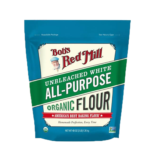Bob's Red Mill Organic Unbleached White All Purpose Flour (1.36kg)
