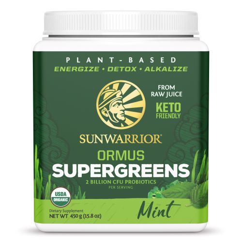 Sunwarrior Ormus Supergreens -  Mint (450g)