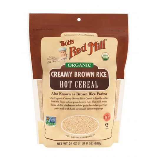 Bob's Red Mill Organic Gluten Free Creamy Brown Rice Hot Cereal (680g)