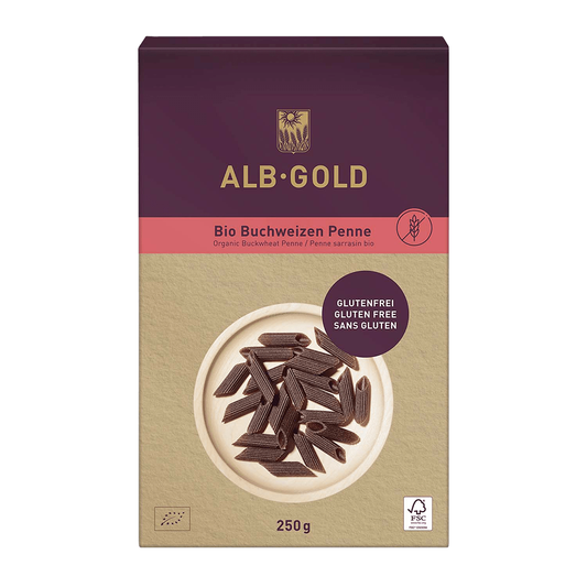 Alb-Gold Organic Gluten Free Buckwheat Penne (250g)