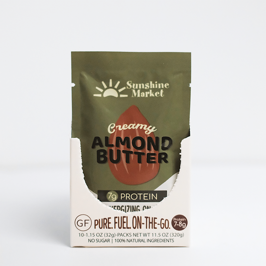 .Sunshine Market Creamy Almond Butter Sachet Box (10 packets) (320g)