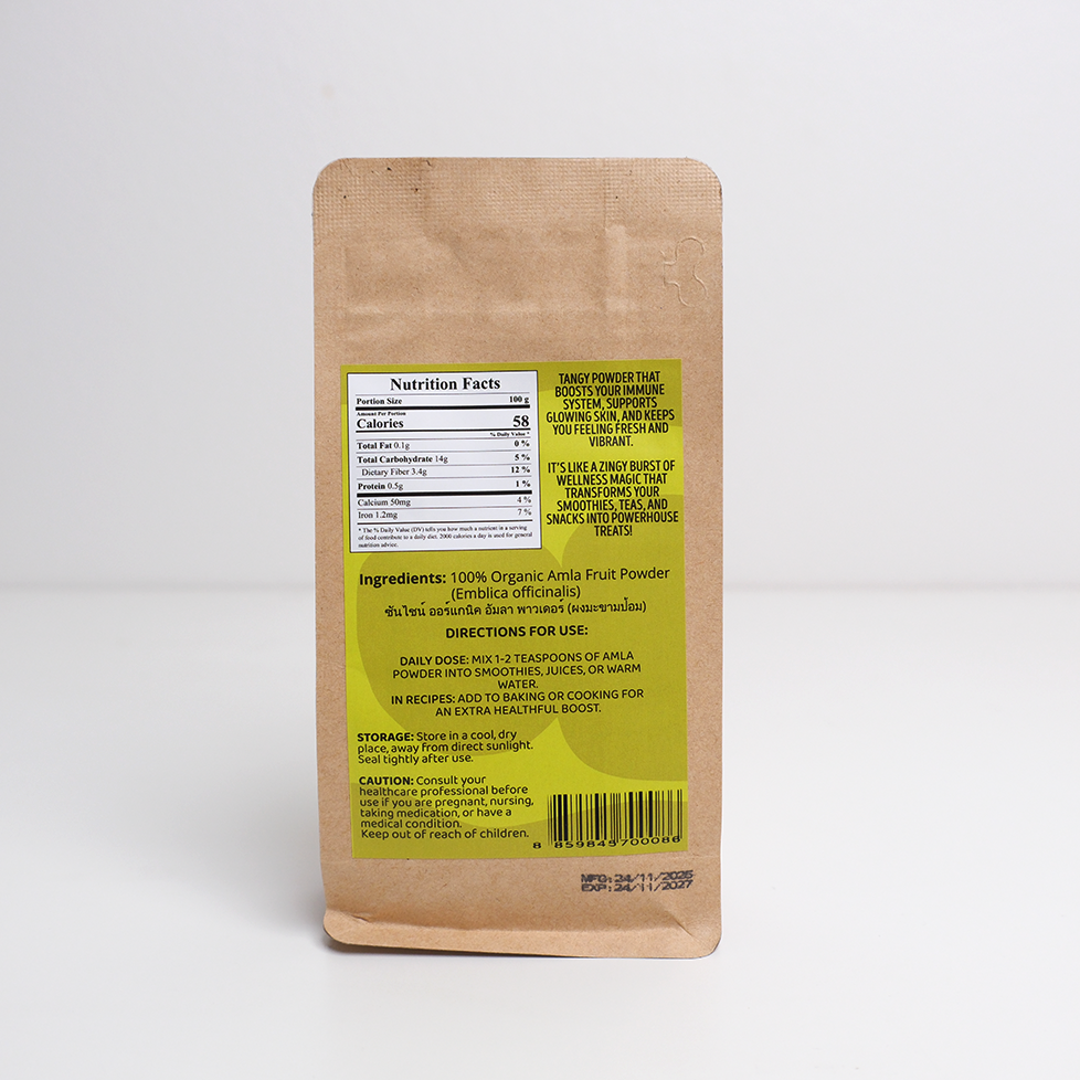 .Sunshine Market Organic Amla / Gooseberry Powder (100g)