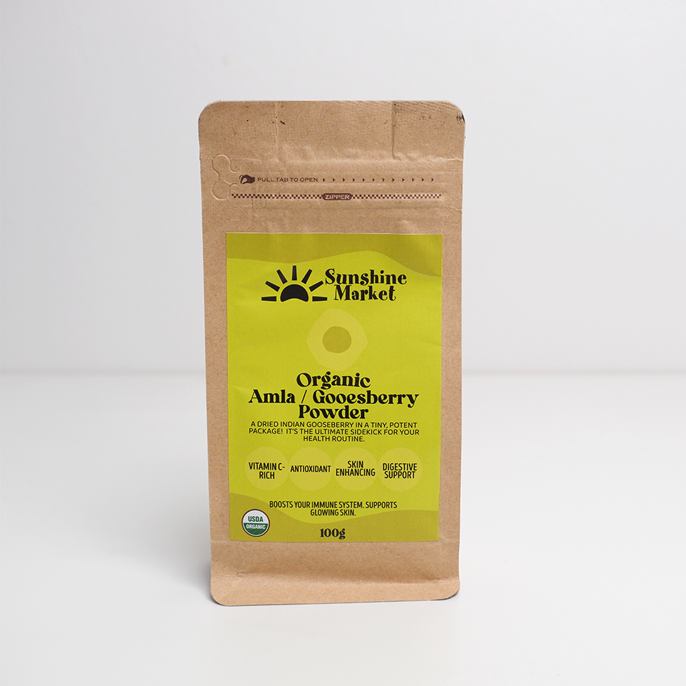 .Sunshine Market Organic Amla / Gooseberry Powder (100g)