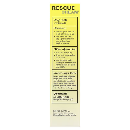 Bach, Original Flower Remedies Rescue Cream (50ml) - Rescue