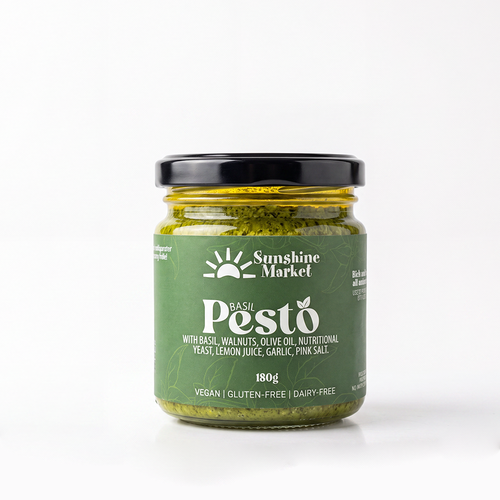 Sunshine Market Vegan Basil Pesto Sauce (180g)