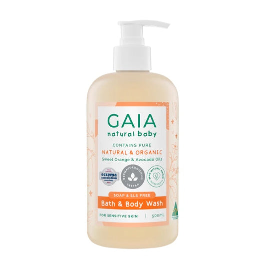 GAIA Natural Baby Bath & Body Wash (500 ml)