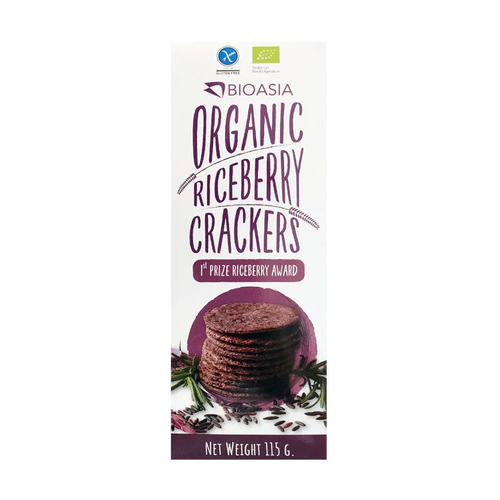 Bio Asia Organic Riceberry Crackers (115g)