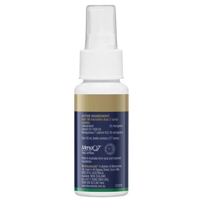 BioCeuticals D3 + K2 Spray (50ml)