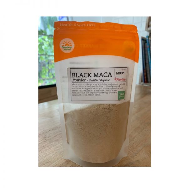 Morlife Orgnanic Black Maca (100g)