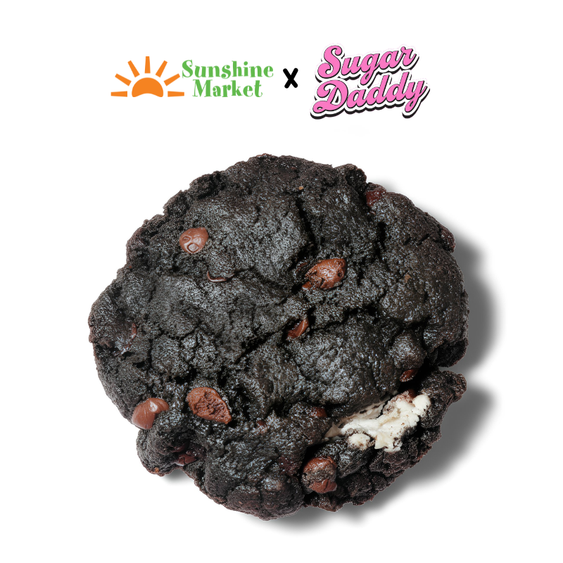 Black Sesame Triple Chocolate Cookie (1 pc) (Delivery Only BKK) 85g