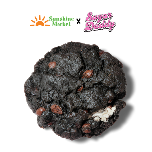 Black Sesame Triple Chocolate Cookie (1 pc) (Delivery Only BKK) 85g
