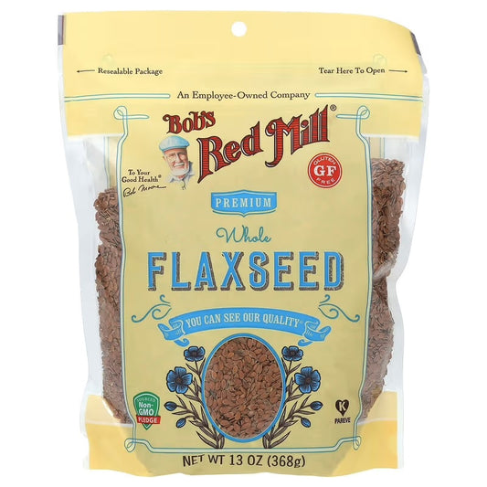 Bob's Red Mill Organic Whole brown flaxseeds (368g) - Rescue