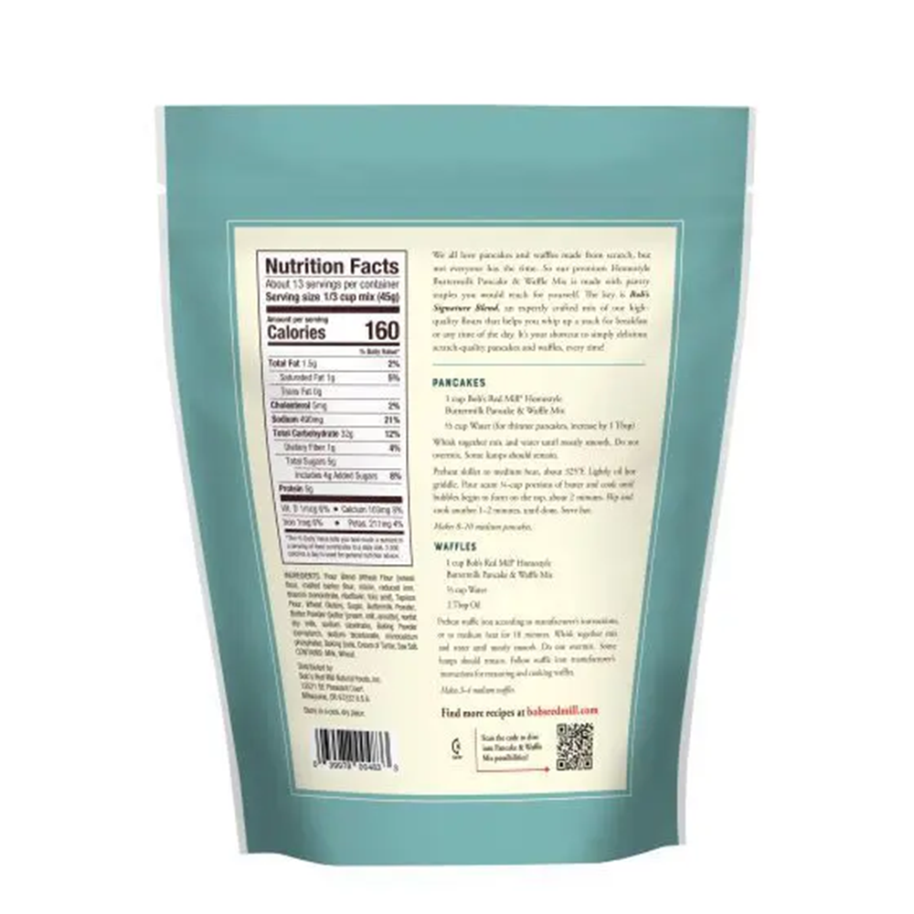 Bob's Red Mill Homestyle Buttermilk Pancake & Waffle Mix (567g)
