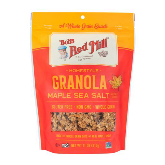 Bob's Red Mill Pan Baked Maple Sea Salt Granola (312g) - Rescue