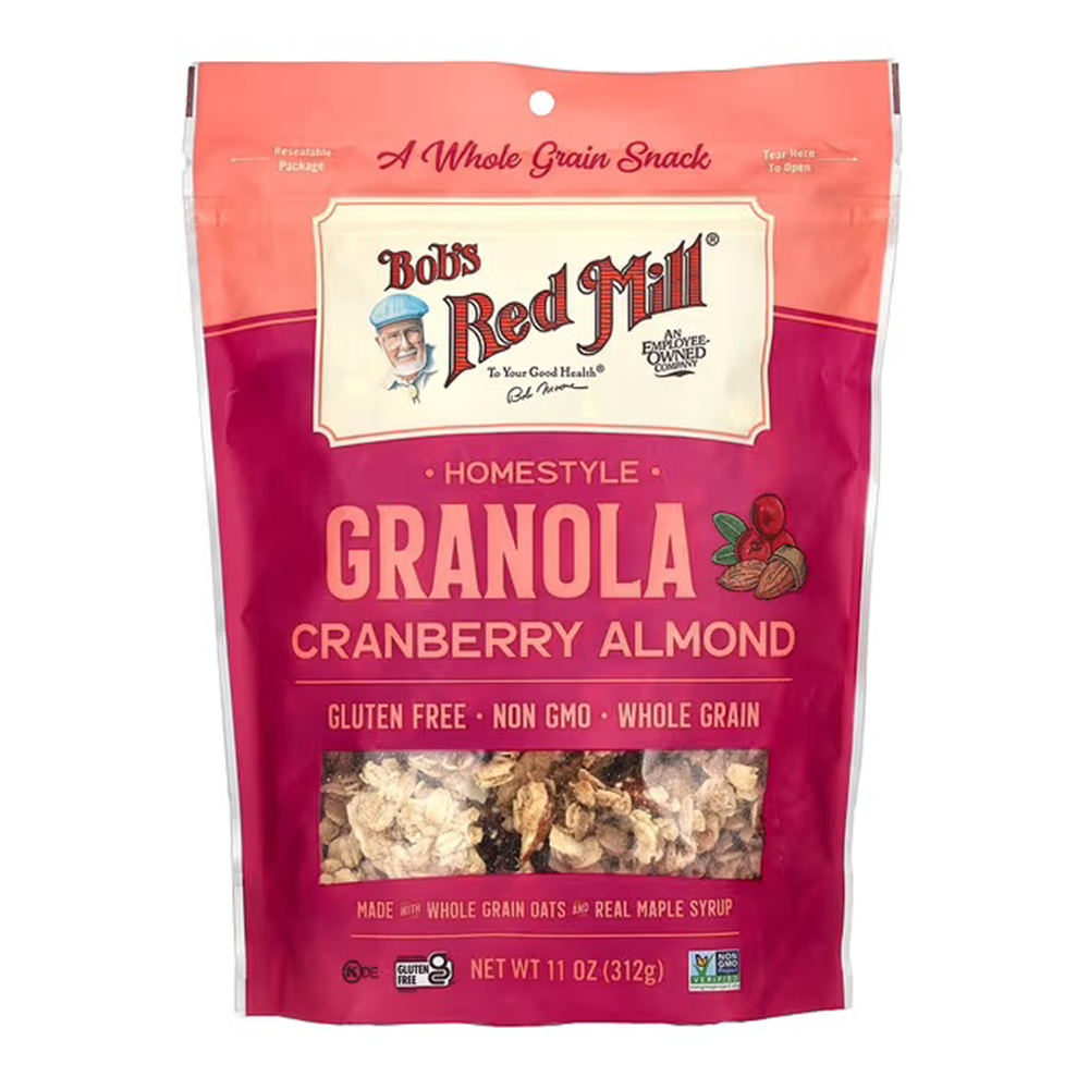 Bob's Red Mill Gluten Free Pan Baked Cranberry Almond Granola (312g) - Rescue