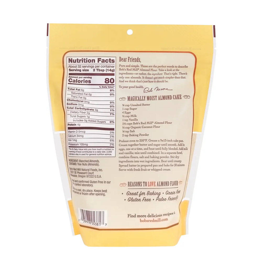 Bob's Red Mill Gluten Free Almond Flour (453g)
