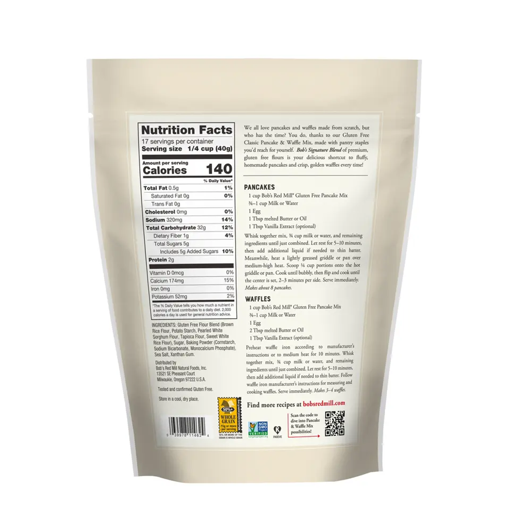 Bob's Red Mill Gluten Free Pancake Mix