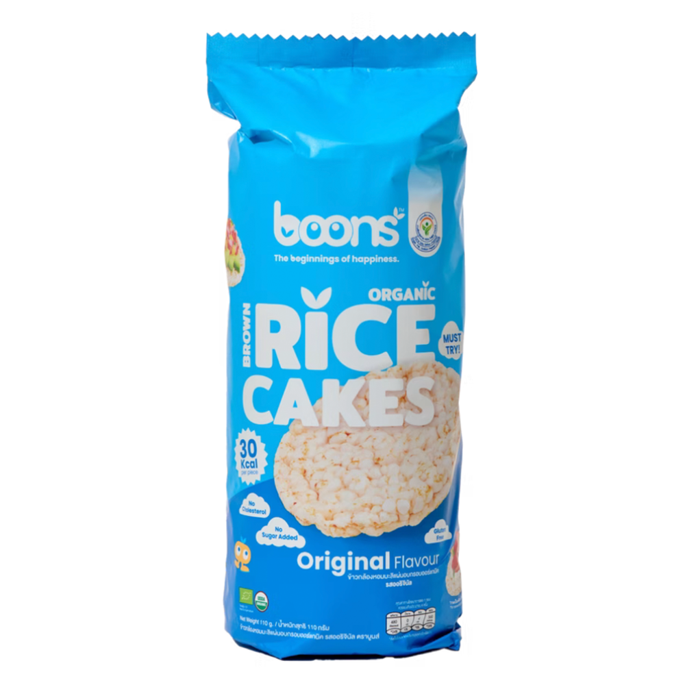 Boons Organic Brown Rice Cakes - Original Flavor (110g)