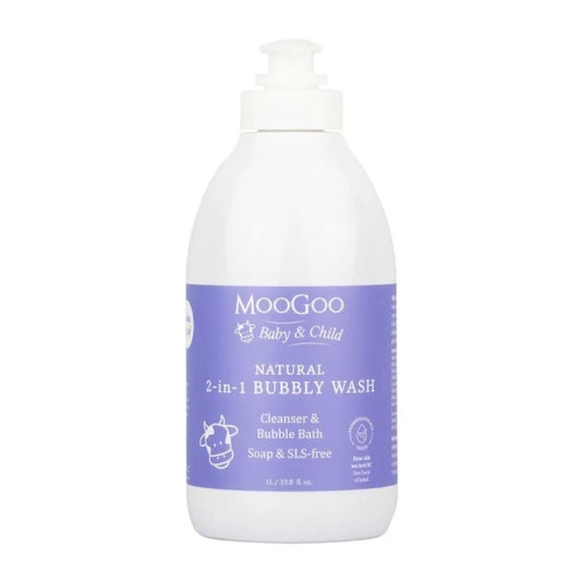 MooGoo 2-in-1 Bubbly Wash (1L)