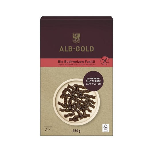 Alb-Gold Organic Gluten Free Buckwheat Fusilli (250g)