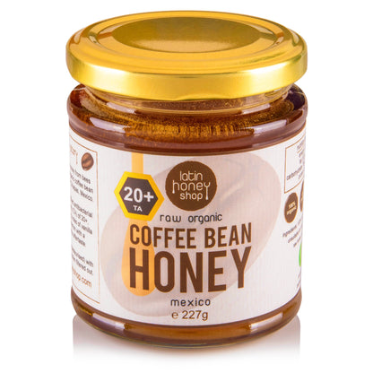 Latin Honey Shop 20+ ACTIVE น้ำผึ้งเมล็ดกาแฟออร์แกนิกดิบจากเม็กซิโก (227 กรัม)