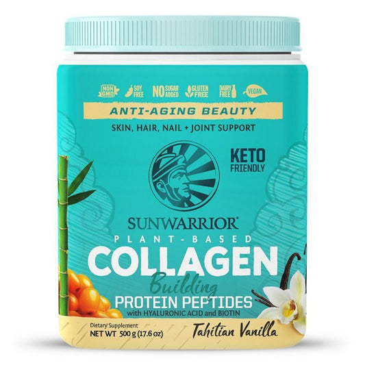 Sunwarrior Collagen Building Protein Peptide - Tahitian Vanilla (500g) - Rescue