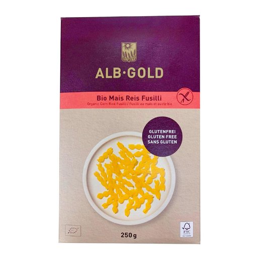 Alb-Gold Organic Gluten Free Corn and Rice Fusilli