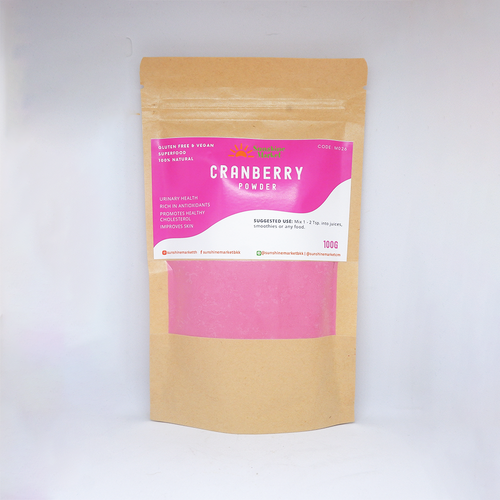 มอร์ไลฟ์ ออร์แกนิค แครนเบอร์รี่ พาวเดอร์ (100ก.) 