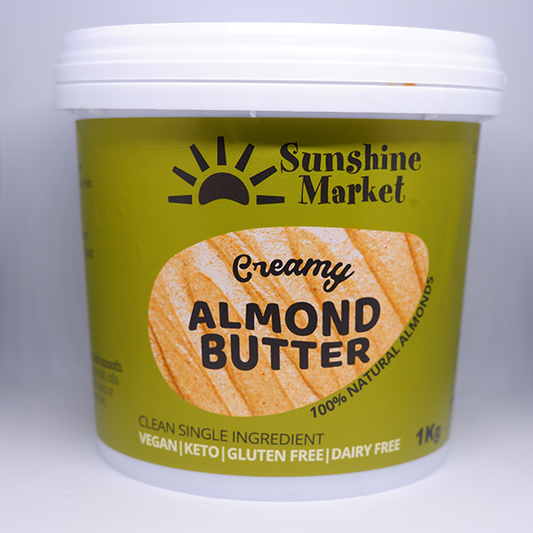 .Sunshine Market Almond Butter - Creamy (1kg)