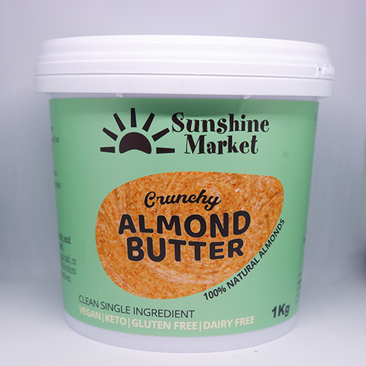 .Sunshine Market Almond Butter - Crunchy (1kg)